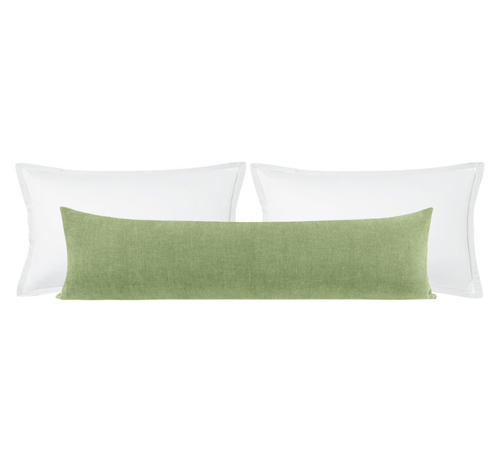 THE XL LUMBAR :: SIGNATURE CHENILLE // CELADON