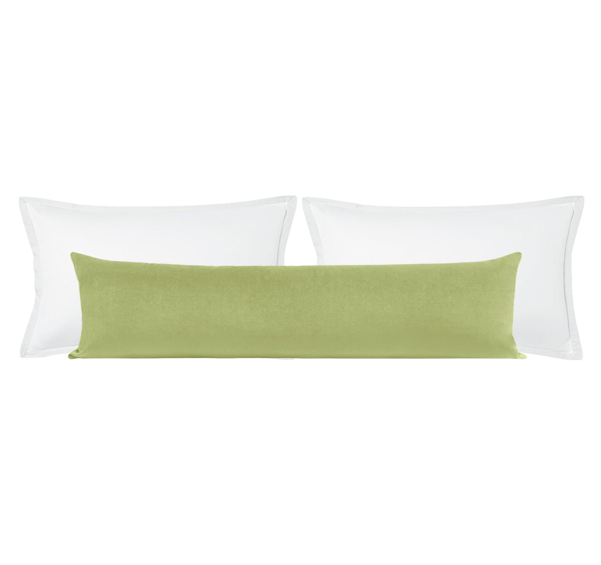 THE XL LUMBAR :: SOCIETY VELVET // CELADON