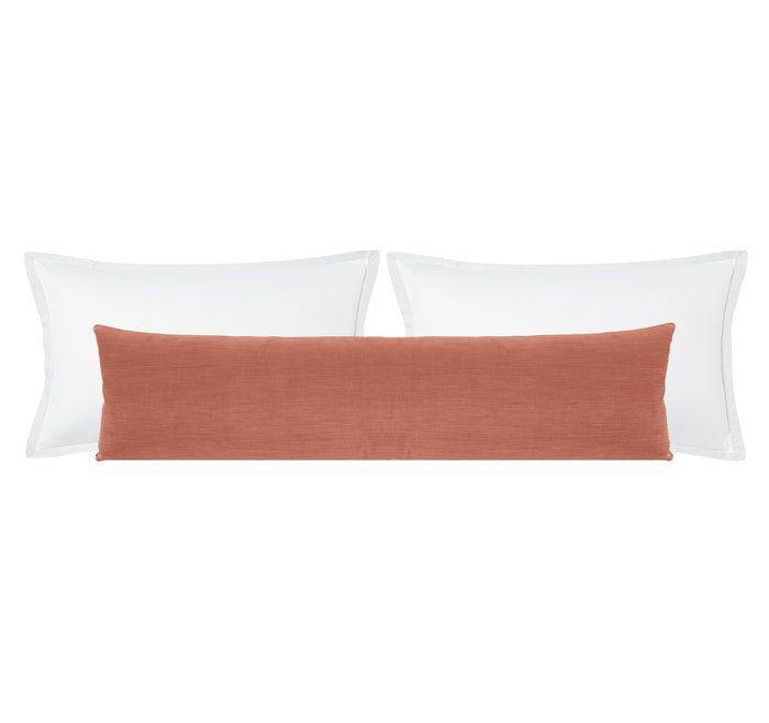 THE XL LUMBAR :: STRIE VELVET // BLUSH
