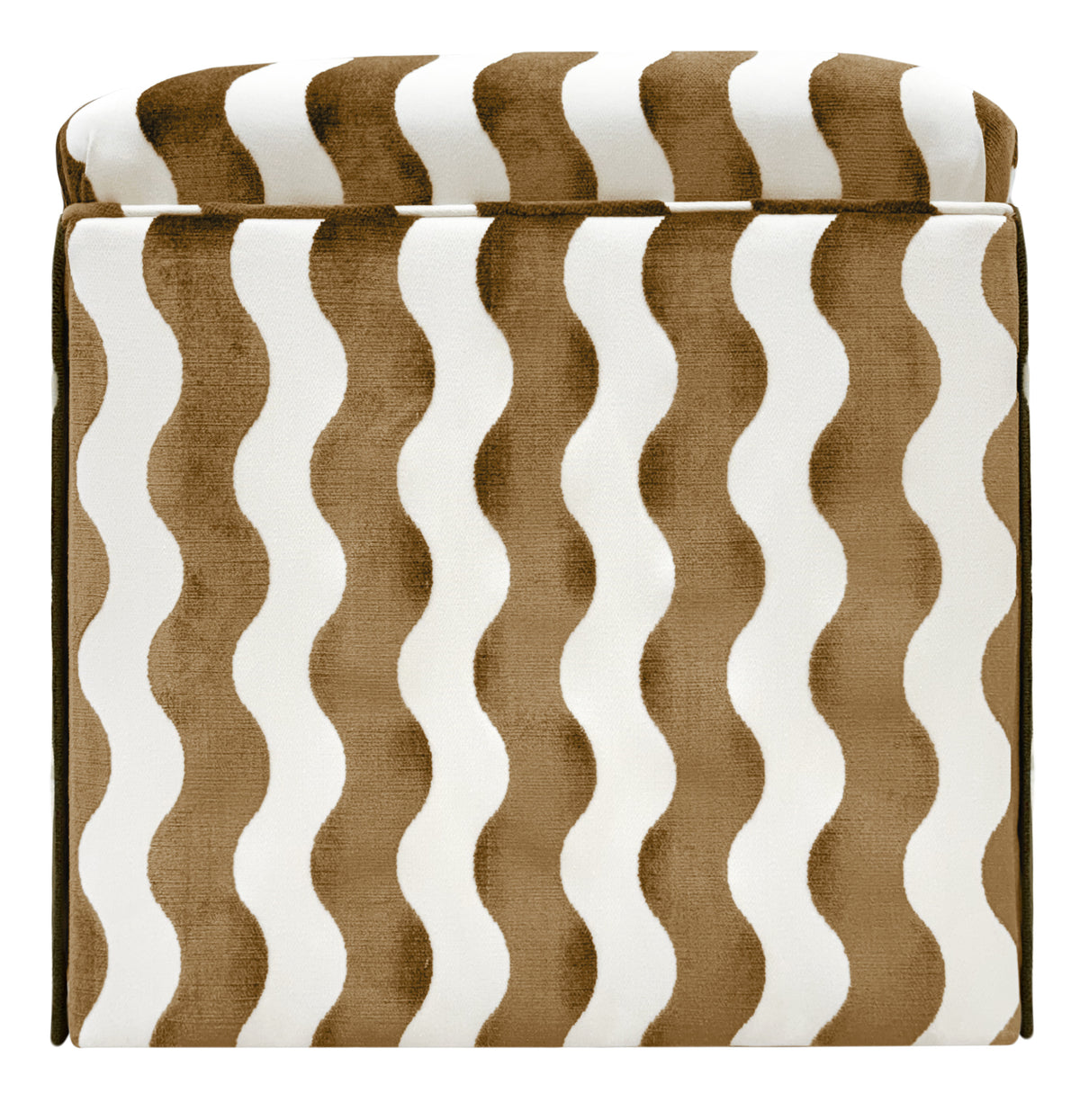 THE SKIRTED OTTOMAN :: THE WAVE  // CAMEL