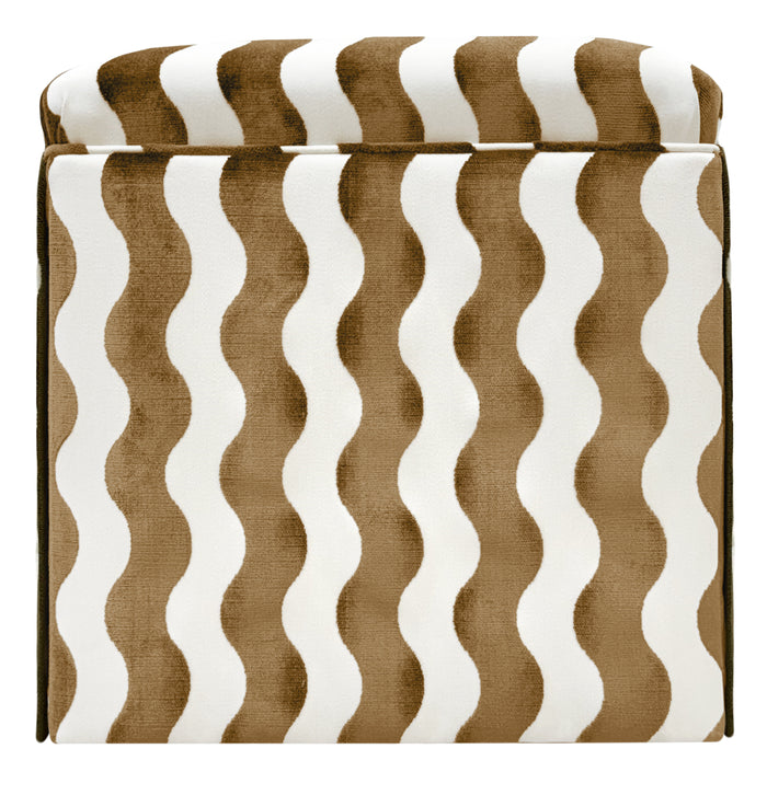 THE SKIRTED OTTOMAN :: THE WAVE  // CAMEL