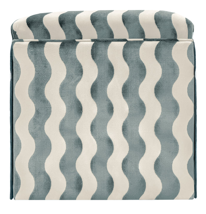 THE SKIRTED OTTOMAN :: THE WAVE  // SKY