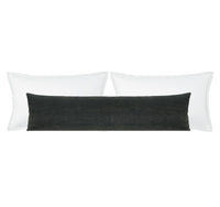 THE XL LUMBAR :: STRIE VELVET // GRAPHITE