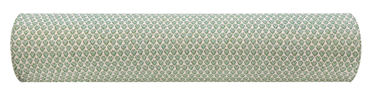 THE BOLSTER :: SISSY PRINT // SPA BLUE + TAPE TRIM