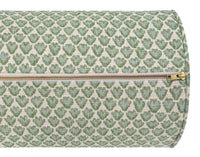 THE BOLSTER :: SISSY PRINT // SPA BLUE + TAPE TRIM