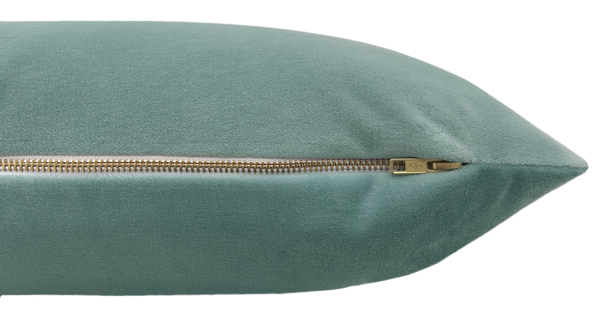 THE XL LUMBAR :: SOCIETY VELVET //CERULEAN BLUE