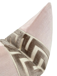 THE LITTLE LUMBAR :: STRIE VELVET // BALLET + TAUPE GREEK TRIM