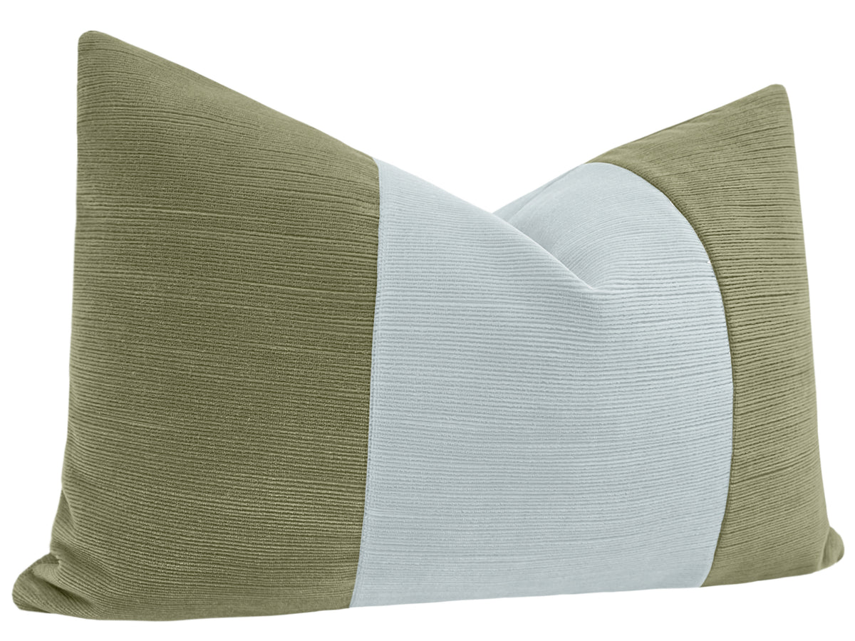 THE LITTLE LUMBAR :: STRIE VELVET // SPANISH MOSS + MIST