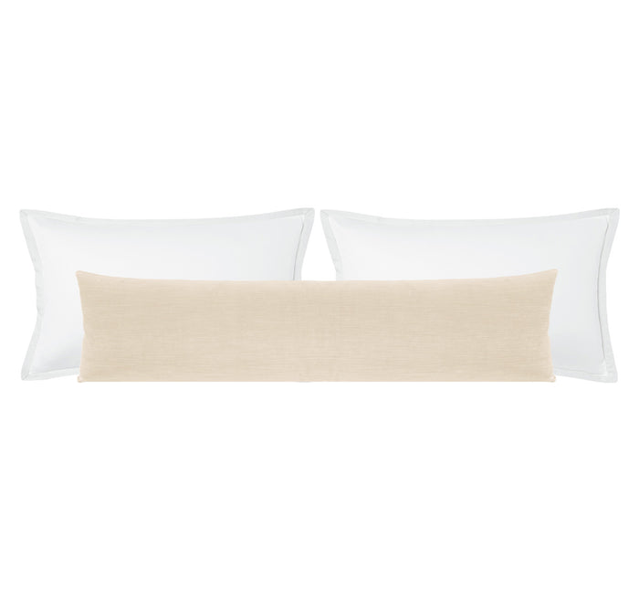 THE XL LUMBAR :: STRIE VELVET // CASHMERE