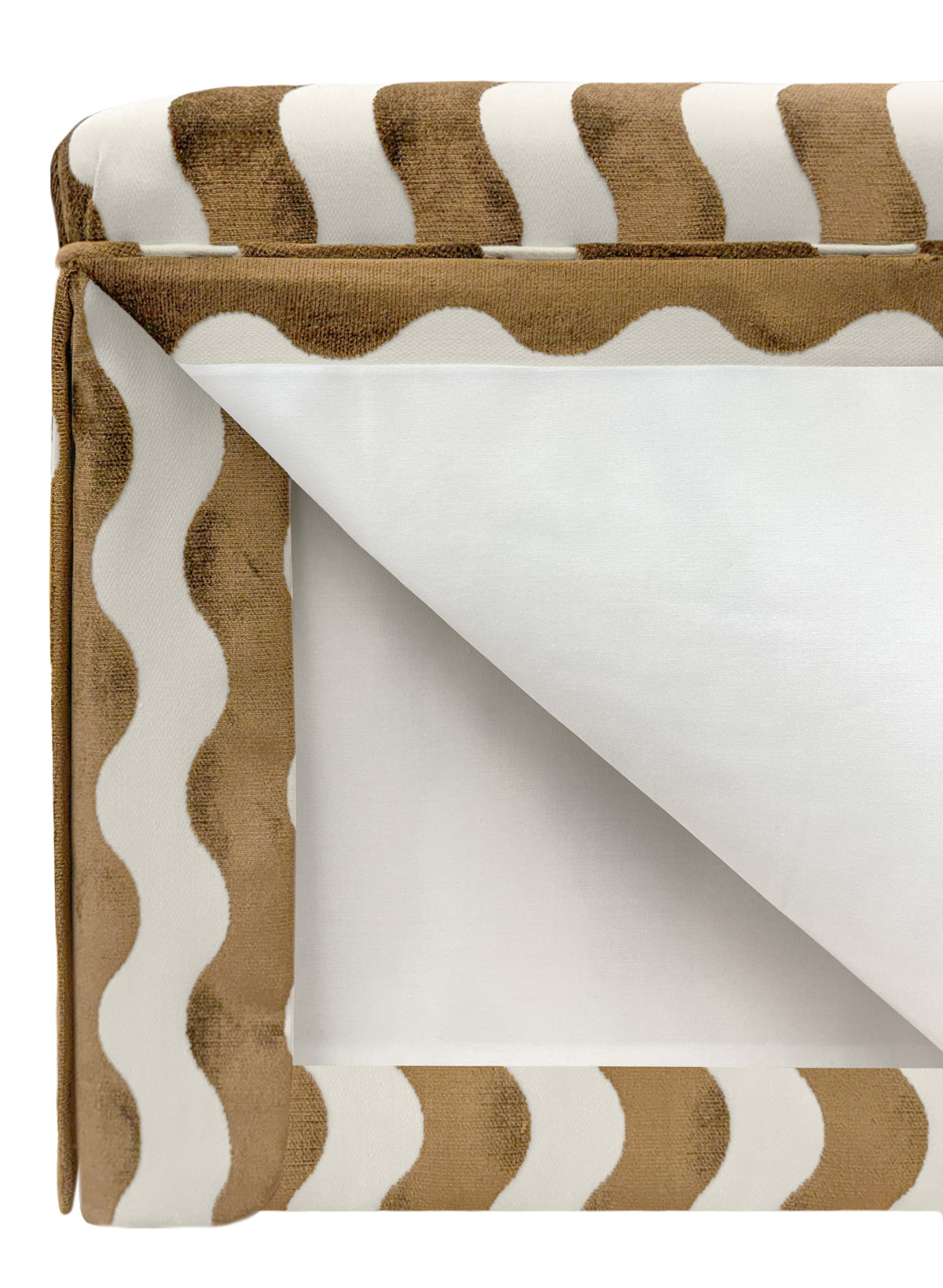 THE SKIRTED OTTOMAN :: THE WAVE  // CAMEL