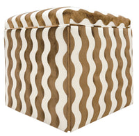 THE SKIRTED OTTOMAN :: THE WAVE  // CAMEL