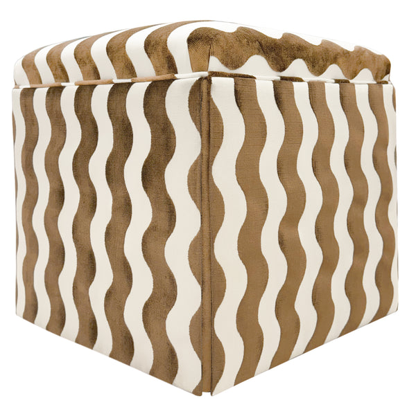 THE SKIRTED OTTOMAN :: THE WAVE  // CAMEL
