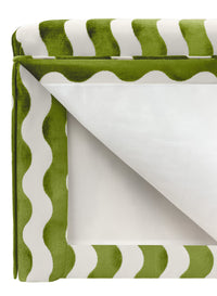 THE SKIRTED OTTOMAN :: THE WAVE  // LETTUCE
