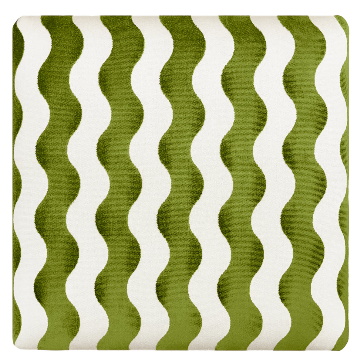 THE SKIRTED OTTOMAN :: THE WAVE  // LETTUCE