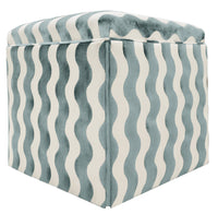 THE SKIRTED OTTOMAN :: THE WAVE  // SKY