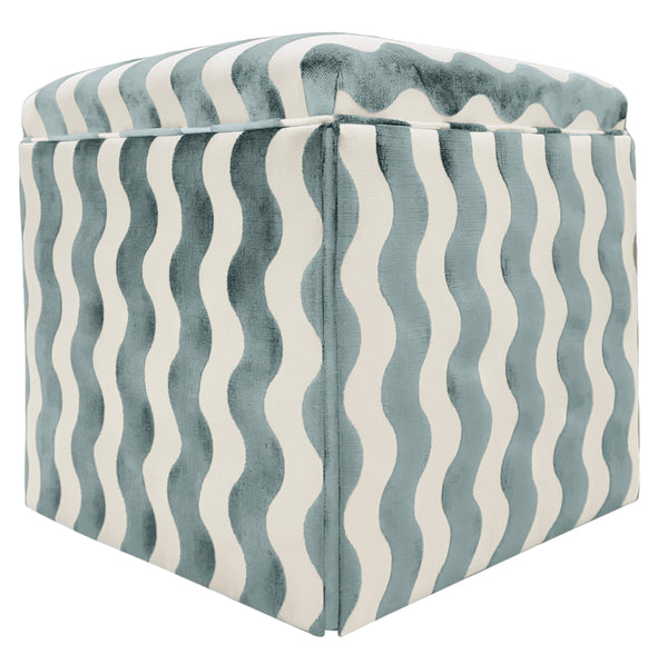 THE SKIRTED OTTOMAN :: THE WAVE  // SKY