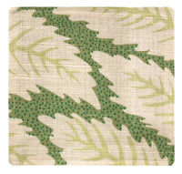 COCKTAIL NAPKINS :: TALAVERA LINEN // LEAF | BRUNSCHWIG & FILS