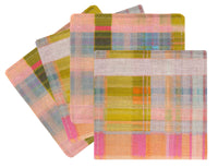 COCKTAIL NAPKINS :: TATTIE PLAID // MULTI | ANNA SPIRO