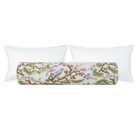 THE BOLSTER :: TRELLIS LINEN PRINT  // FERN