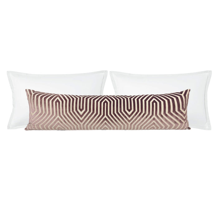 THE XL LUMBAR :: VANDERBILT VELVET // LILAC | SCHUMACHER