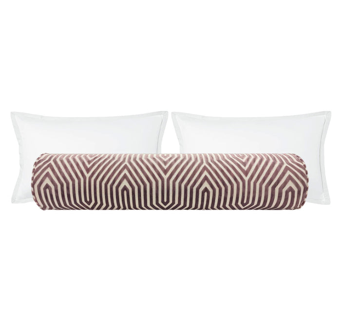 THE BOLSTER :: VANDERBILT VELVET // LILAC | SCHUMACHER