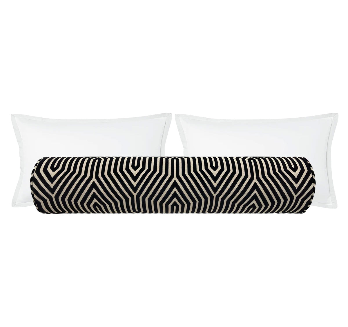 THE BOLSTER :: VANDERBILT VELVET // NOIR | SCHUMACHER