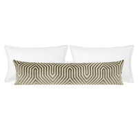 THE XL LUMBAR :: VANDERBILT VELVET // DOVE | SCHUMACHER