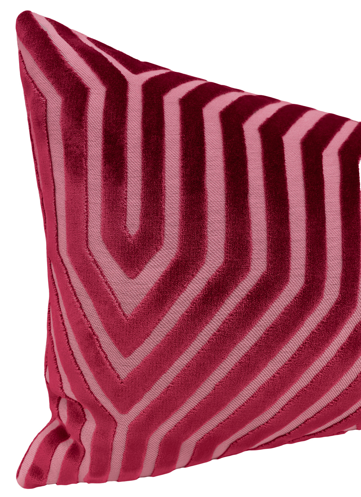 THE XL LUMBAR :: VANDERBILT VELVET // FUCHSIA | SCHUMACHER
