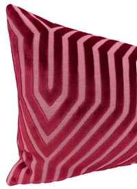 THE XL LUMBAR :: VANDERBILT VELVET // FUCHSIA | SCHUMACHER