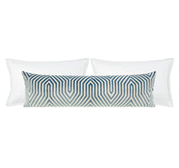 THE XL LUMBAR :: VANDERBILT VELVET // MARINE | SCHUMACHER