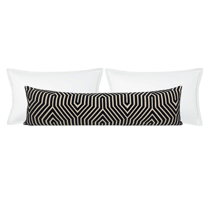 THE XL LUMBAR :: VANDERBILT VELVET // NOIR | SCHUMACHER