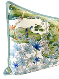 THE XL LUMBAR :: LODI GARDEN PRINT // IVORY | BRUNSCHWIG & FILS