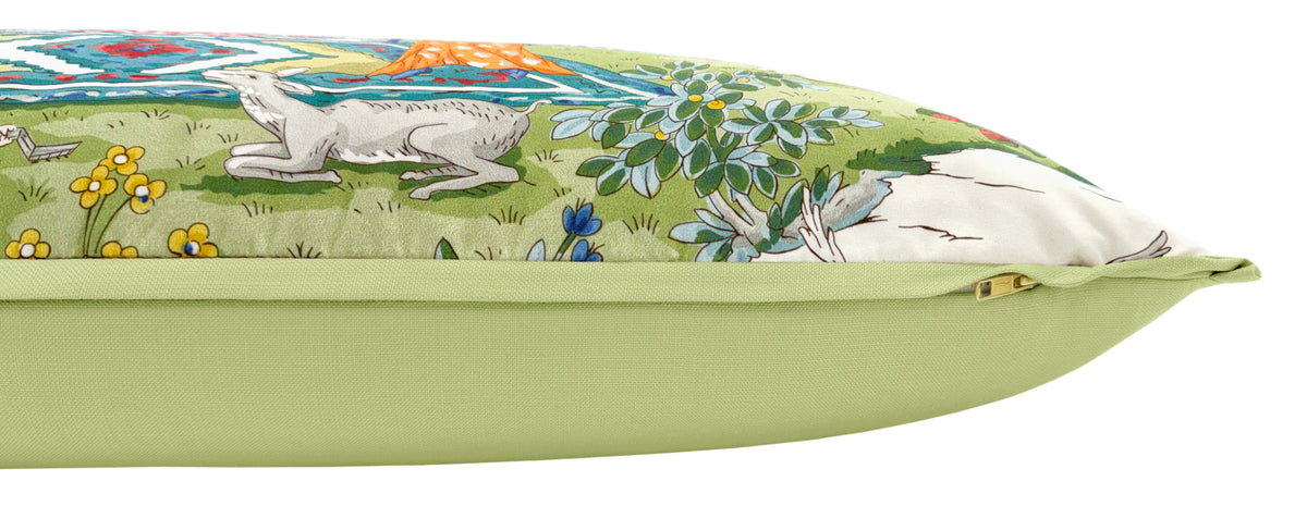 THE XL LUMBAR :: LODI GARDEN PRINT // IVORY | BRUNSCHWIG & FILS