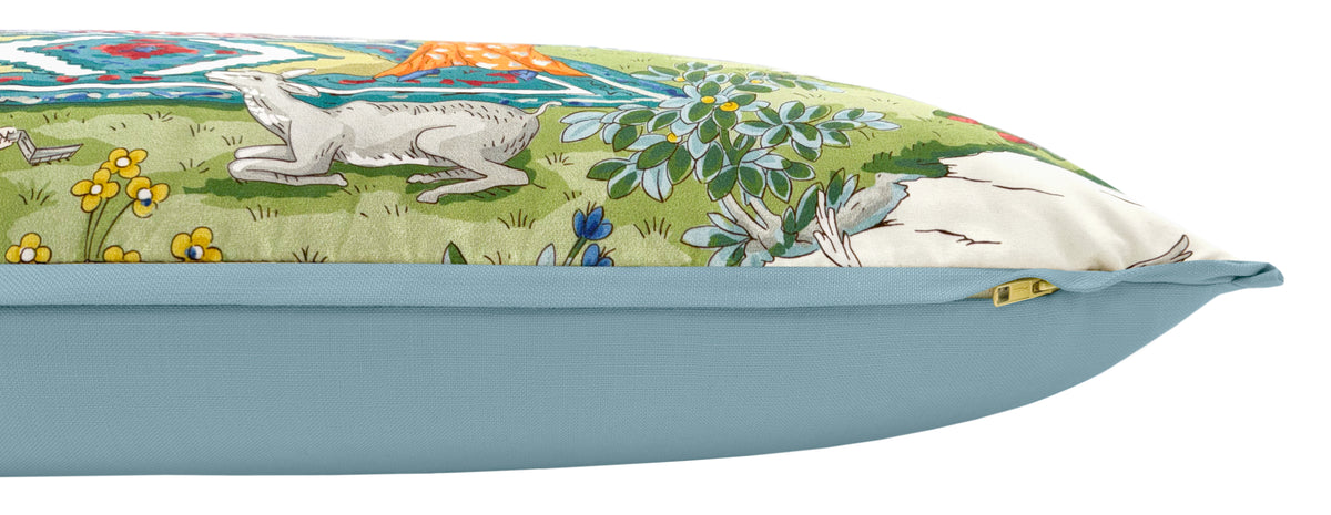 THE XL LUMBAR :: LODI GARDEN PRINT // IVORY | BRUNSCHWIG & FILS