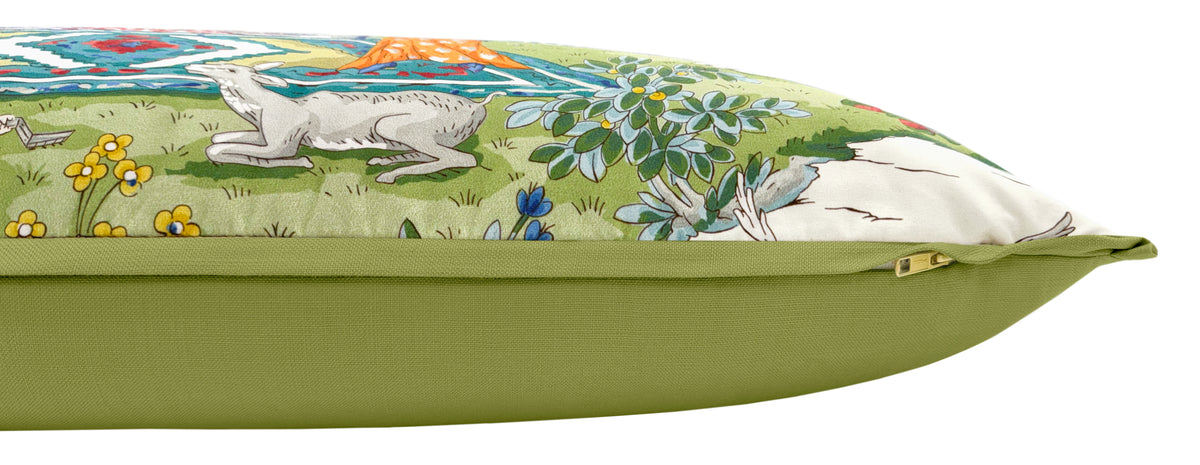 THE XL LUMBAR :: LODI GARDEN PRINT // IVORY | BRUNSCHWIG & FILS