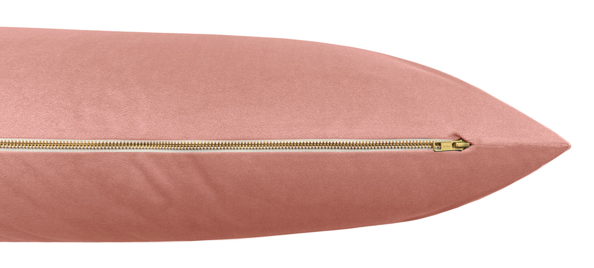 THE XL LUMBAR :: MELROSE VELVET // BLUSH