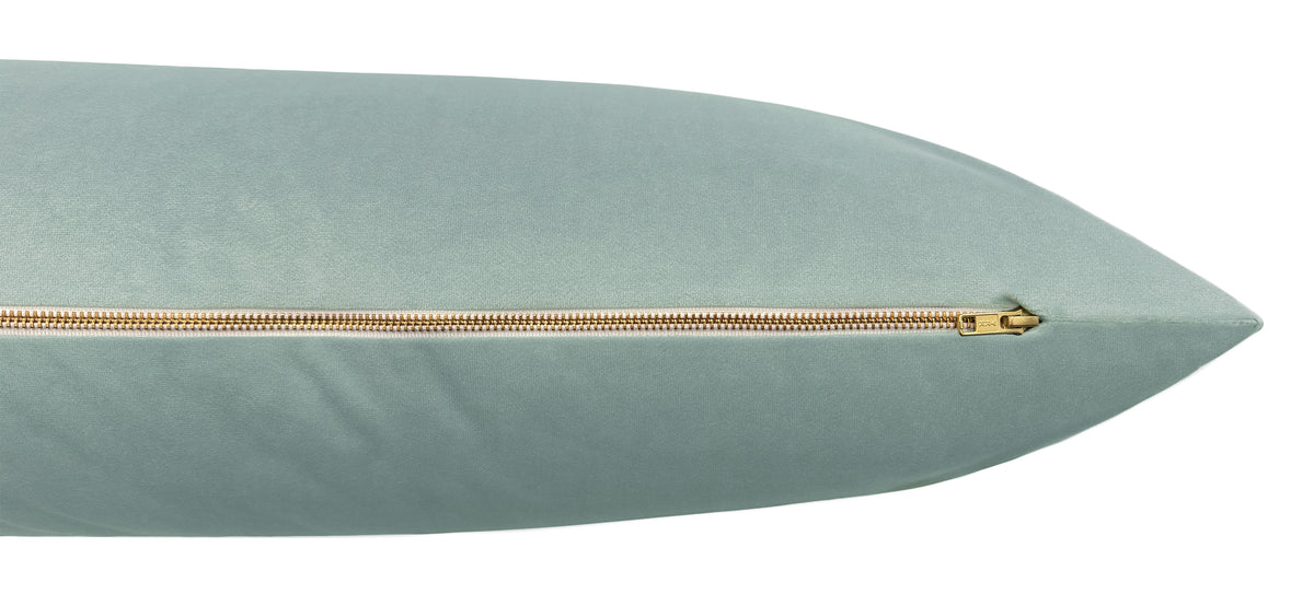 THE XL LUMBAR :: MELROSE VELVET // CERULEAN BLUE