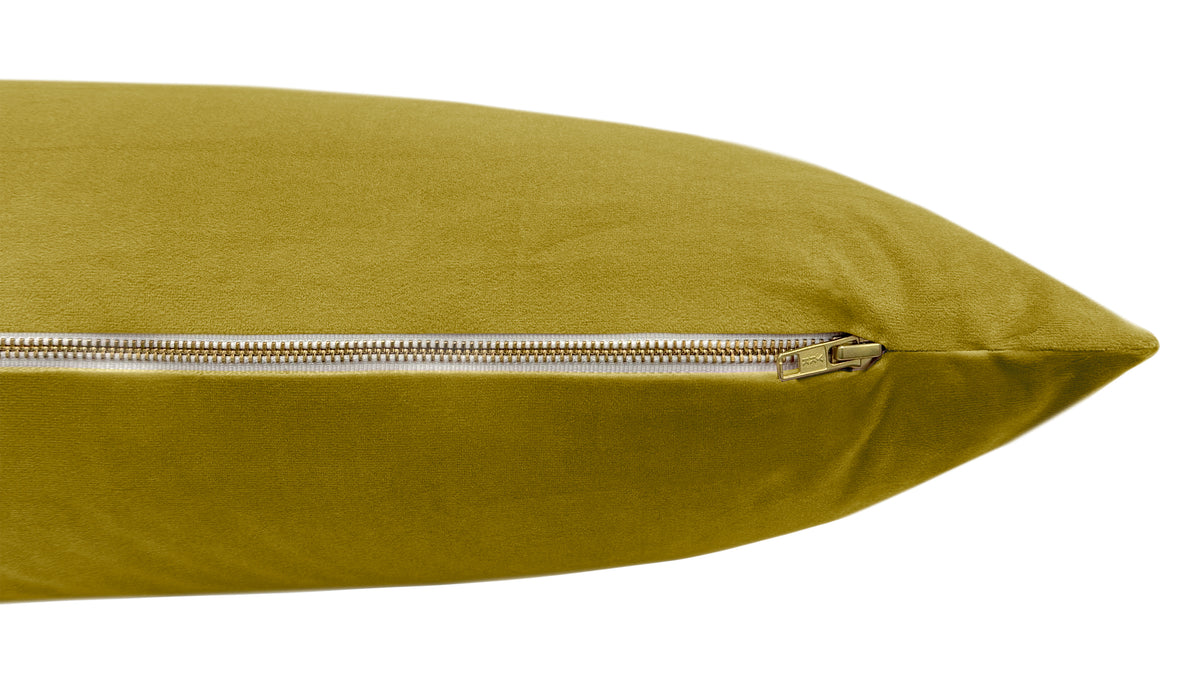 THE XL LUMBAR :: MELROSE VELVET // CHARTREUSE