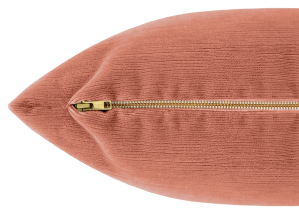 THE XL LUMBAR :: STRIE VELVET // BLUSH