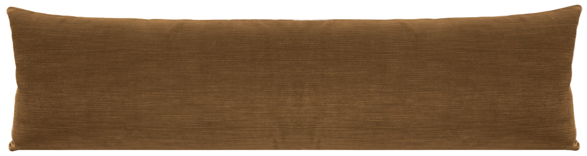 THE XL LUMBAR :: STRIE VELVET // CHESTNUT