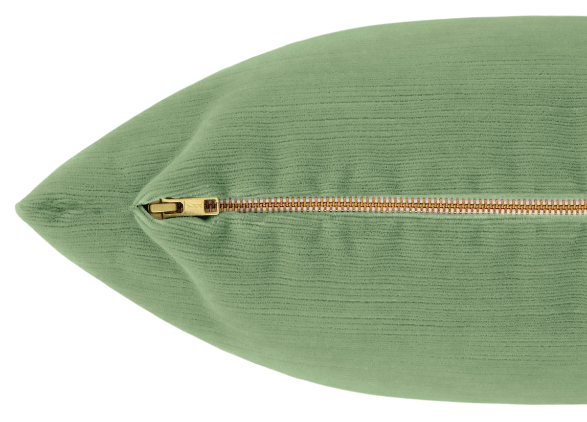 THE XL LUMBAR :: STRIE VELVET // JADE