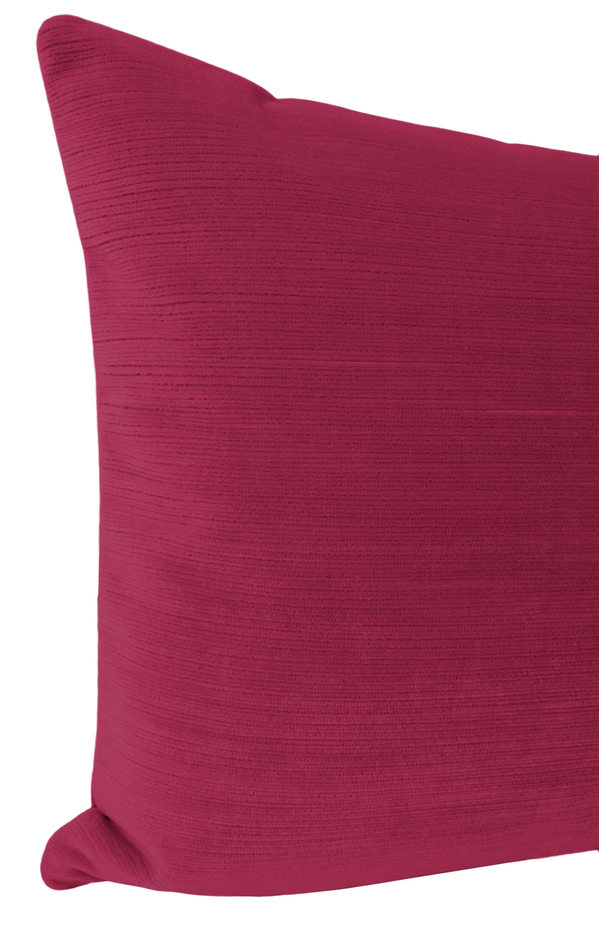 THE XL LUMBAR :: STRIE VELVET // MAGENTA