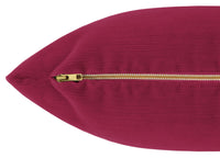 THE XL LUMBAR :: STRIE VELVET // MAGENTA