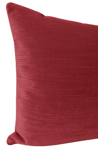 THE XL LUMBAR :: STRIE VELVET // RHUBARB