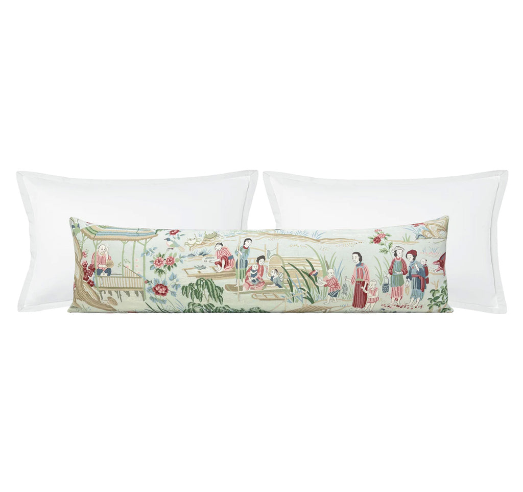 THE XL LUMBAR :: YANGTZE RIVER // AQUA | SCHUMACHER – Little Design Co.