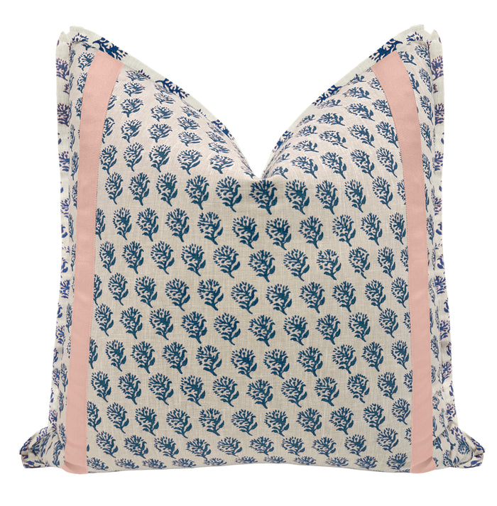 DANDY BLOCK PRINT // INDIGO + TAPE TRIM