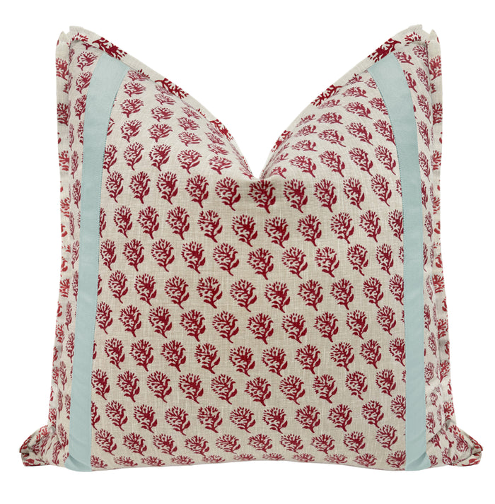 DANDY BLOCK PRINT // BERRY + TAPE TRIM