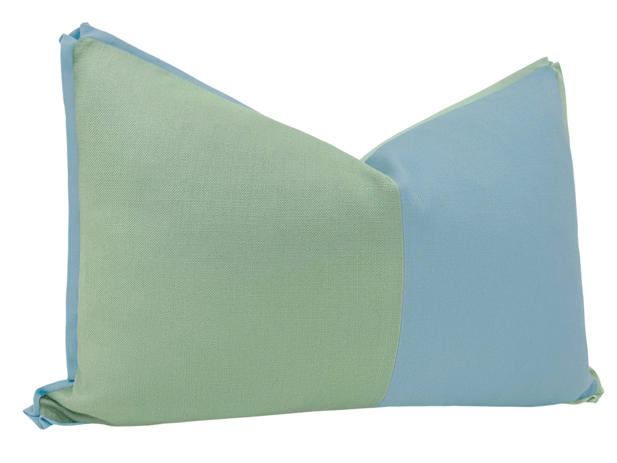 THE DUET | THE LITTLE LUMBAR :: CLASSIC LINEN // EUCALYPTUS + HYDRANGEA BLUE