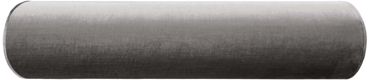 THE BOLSTER :: FAUX SILK VELVET // GRAPHITE