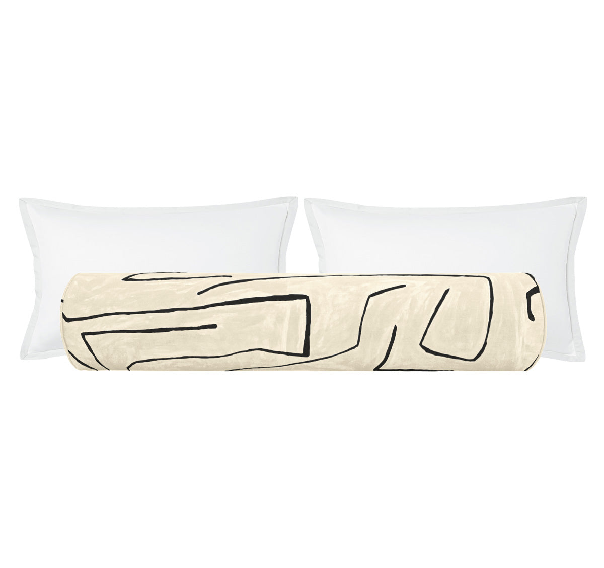 THE BOLSTER :: GRAFFITO // LINEN + ONYX | KELLY WEARSTLER